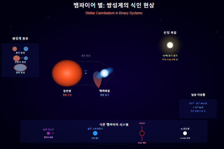 쌍성계에서 벌어지는 충돌