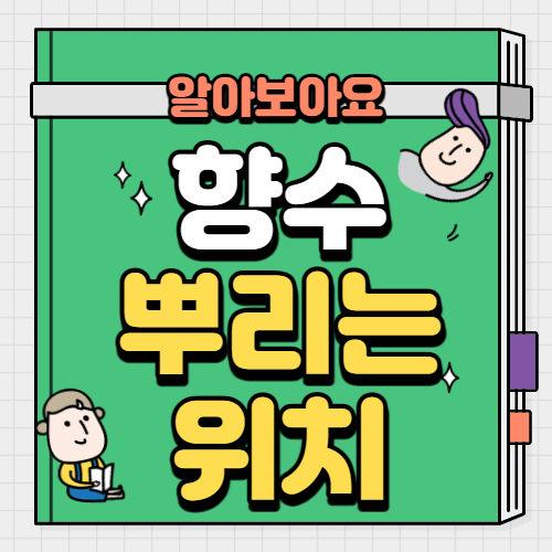 향수 뿌리는 위치과 방법