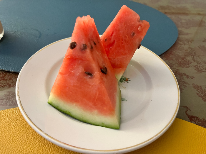 사장님이 주신 수박 서비스