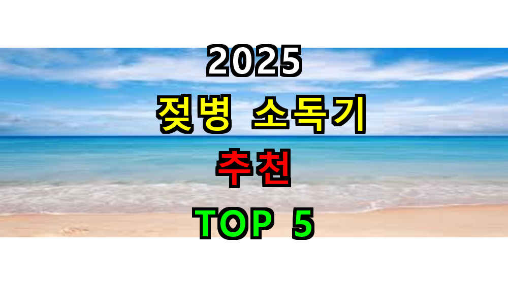 2025 젖병소독기 추천 TOP 5