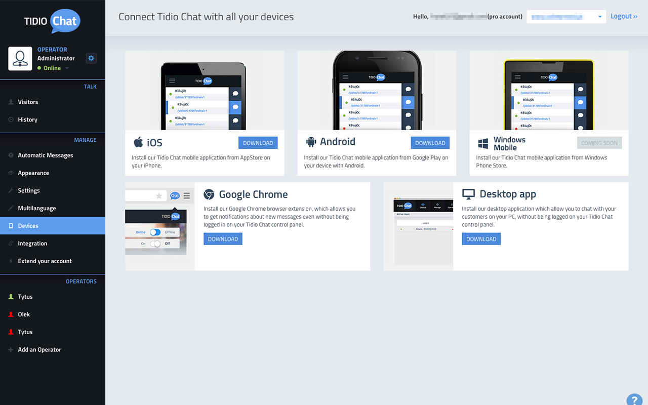 Tidio: 쉽고 빠른 웹사이트 챗봇