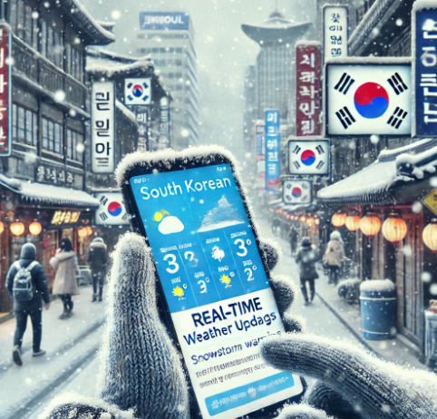 겨울철 실시간 날씨 확인, 한파 대비 방법