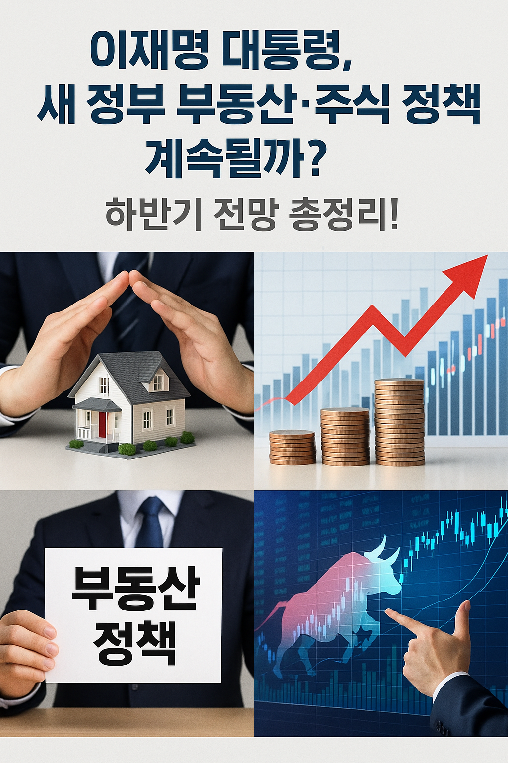 이재명 대통령, 새 정부 부동산&middot;주식 정책, 계속될까? 하반기 전망 총정리! (이미지)