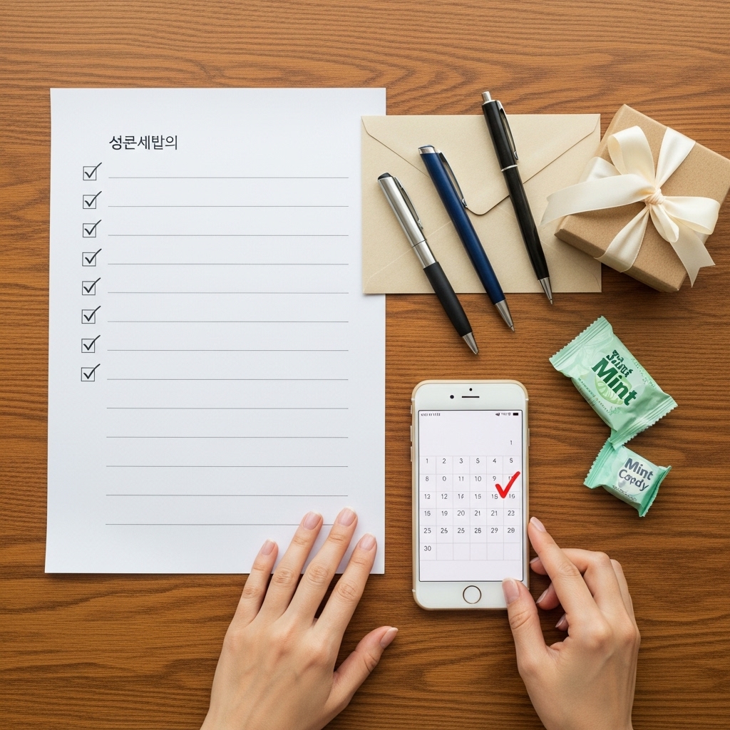 준비 체크리스트