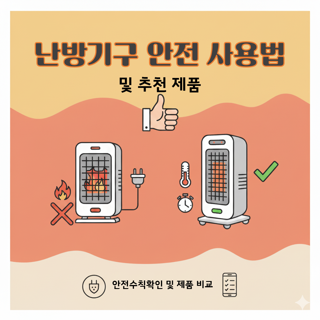 난방기구 안전 사용법 및 추천 제품 Top5