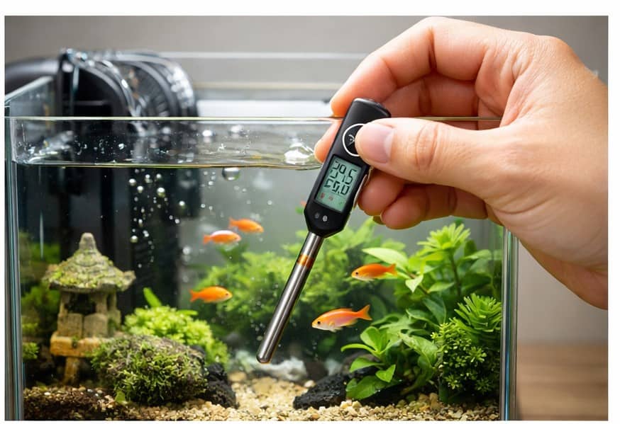나노 어항 수질 관리 완벽 가이드: pH,온도,경도(GH/KH) 초보자용 기준표부터 측정법까지