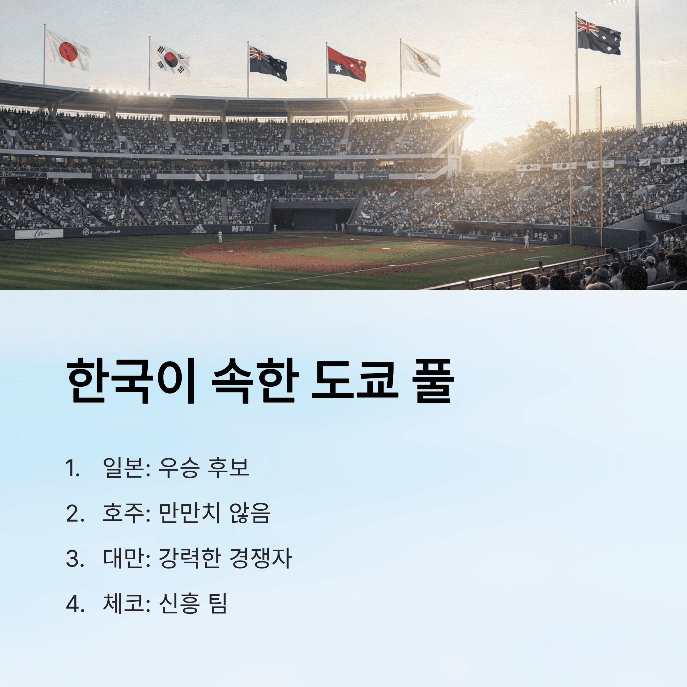 WBC 야구, 지금 왜 이렇게 뜨거운지 한 번에 정리