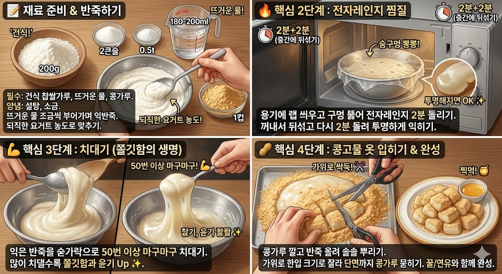 초간단 인절미 만들기