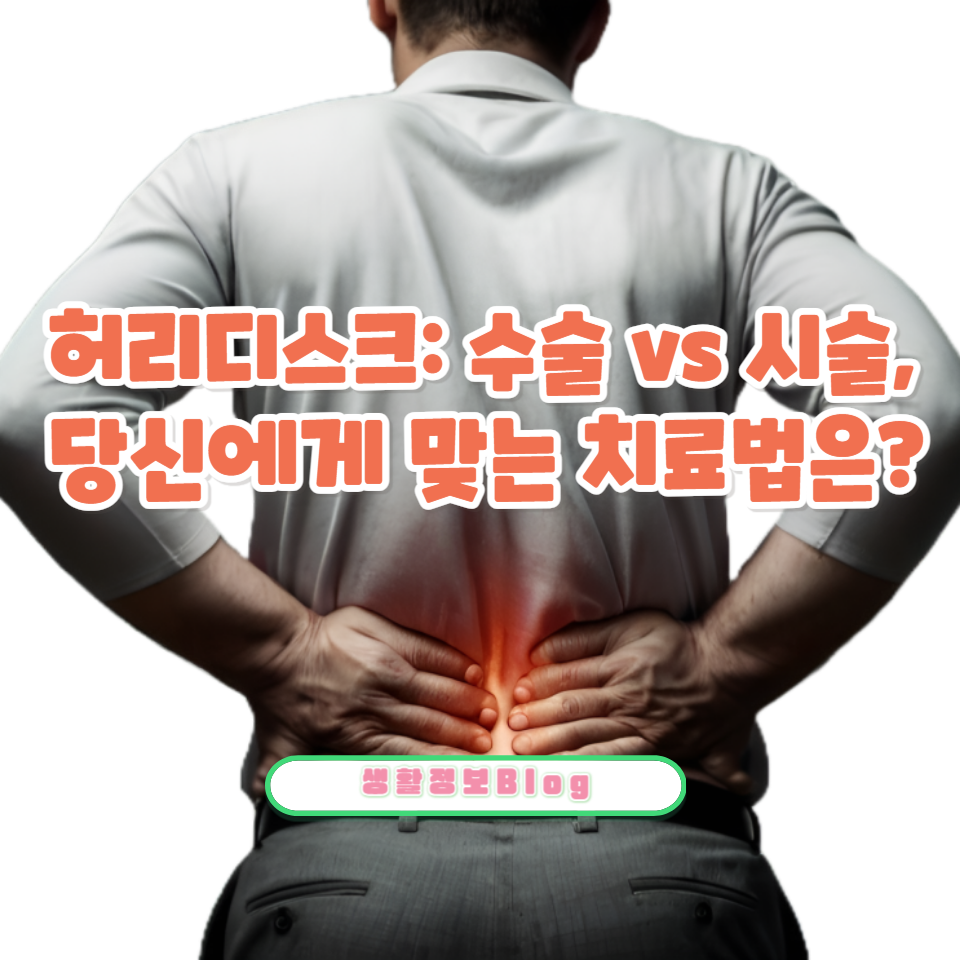 허리 통증으로 고민 중이라면,