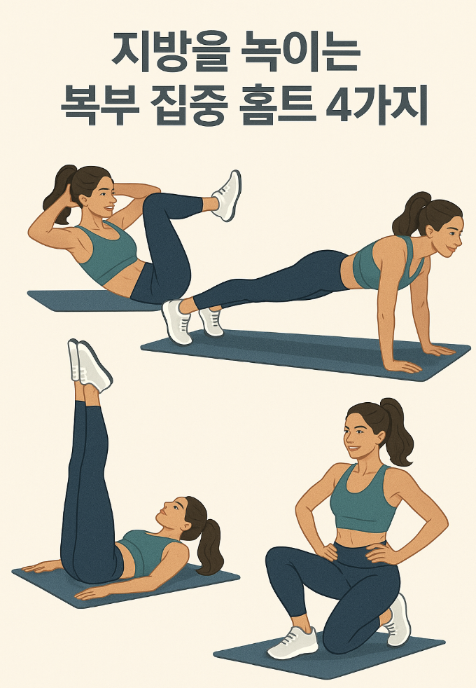 복부 운동 이미지