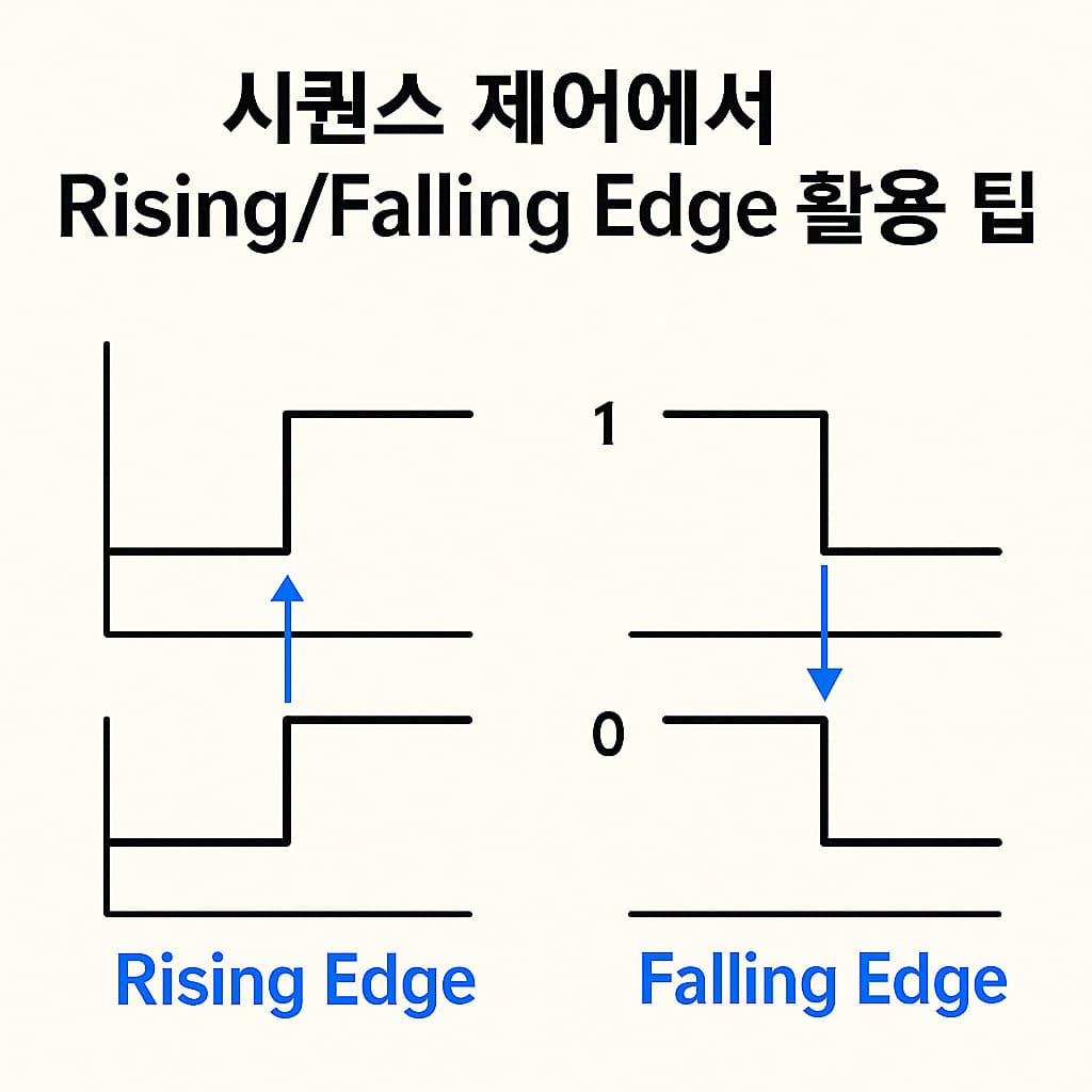 ✅ 시퀀스 제어의 핵심, Rising/Falling Edge 완전 정복! 실무 적용 팁까지