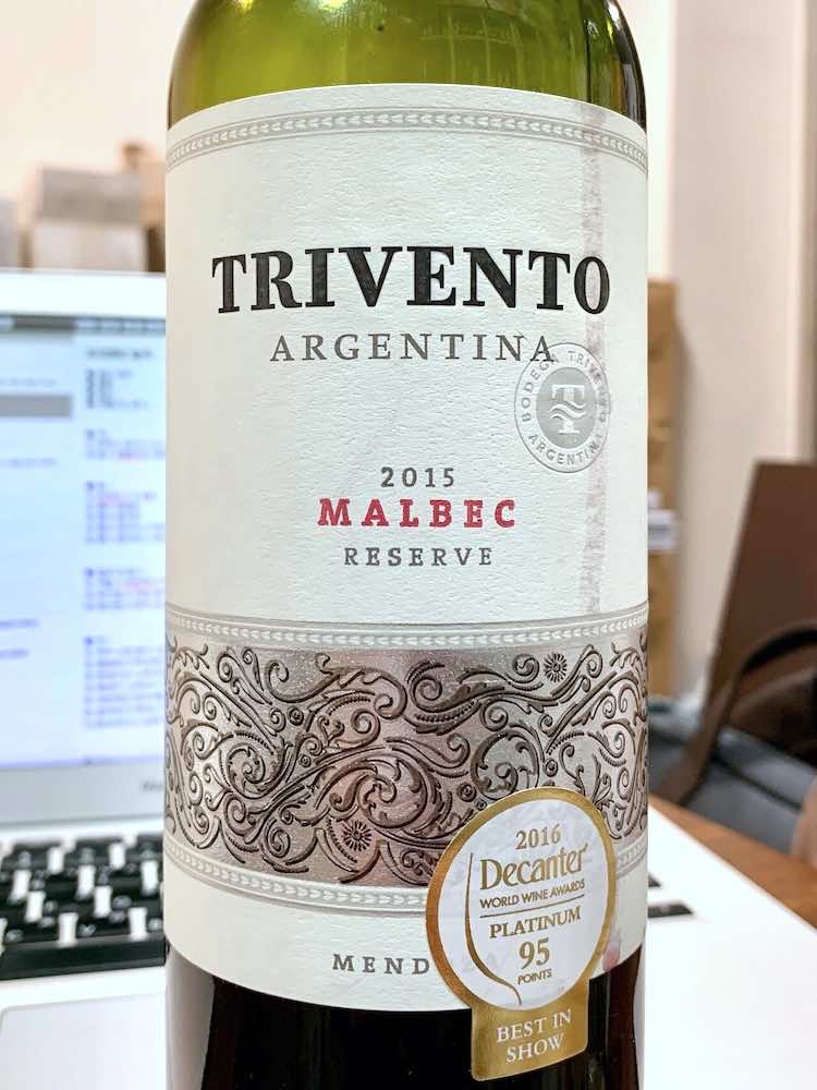 Trivento Reserve Malbec 2015
