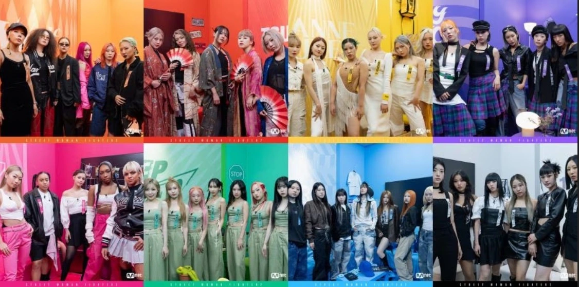 스우파2에-출연하는-여덟크루의-모습