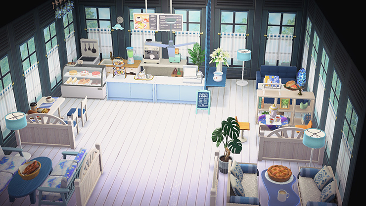 모동숲 해피홈 파라다이스 카페