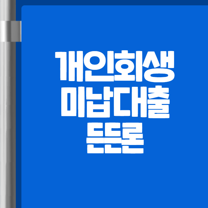 개인회생미납대출 든든론