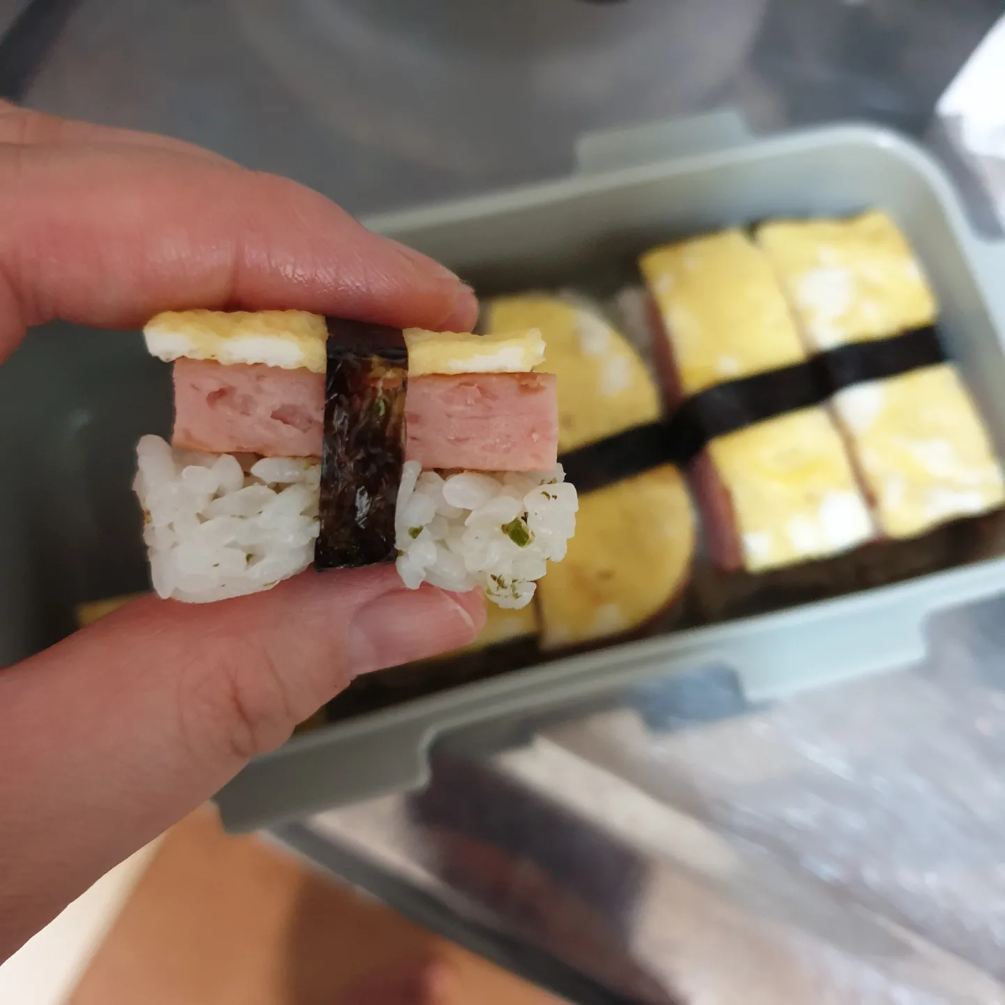 돌봄도시락_미니스팸주먹밥