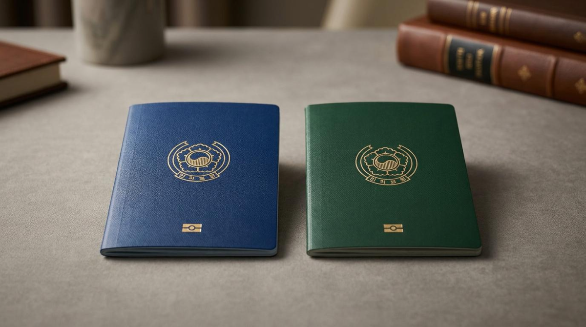 신형 파란색 여권과 구형 녹색 여권 가격 및 혜택 비교