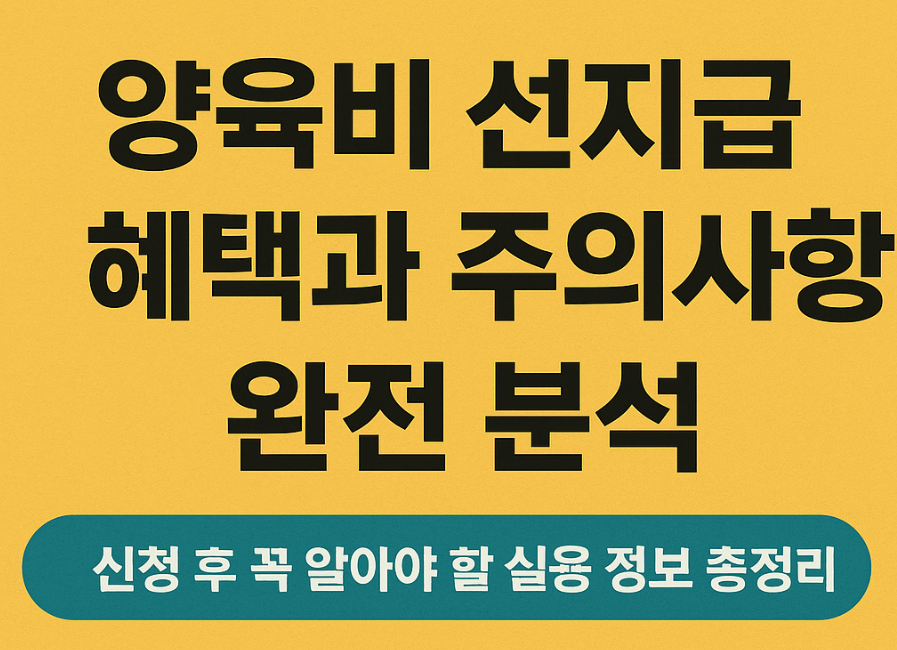 양육비선지급, 한부모가정지원