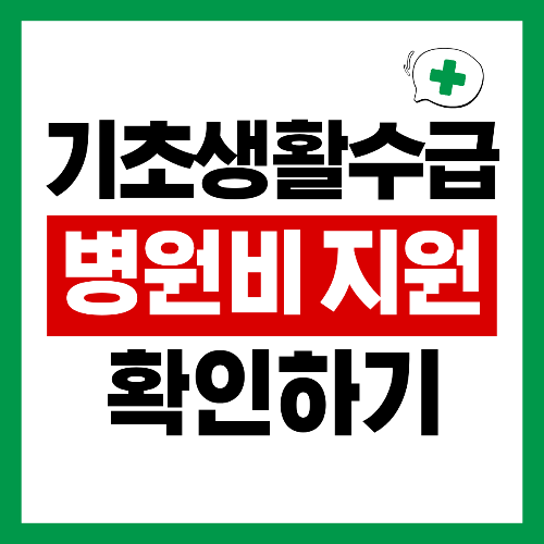 기초생활수급자 병원비 지원