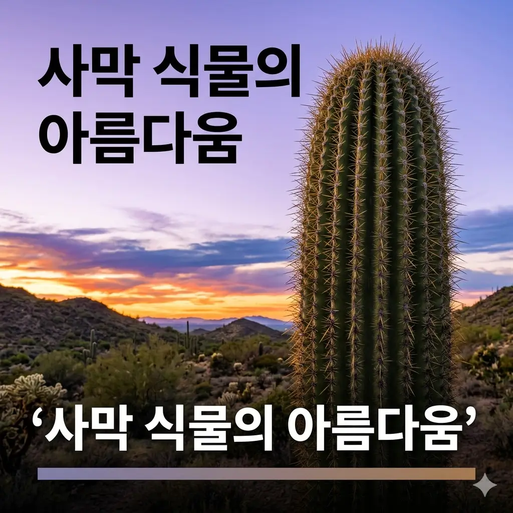 사막 식물은 왜 아름다우면서도 거칠게 보일까요