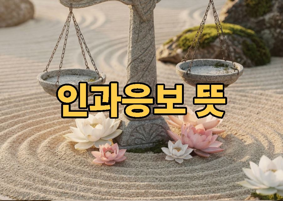 인과응보 뜻