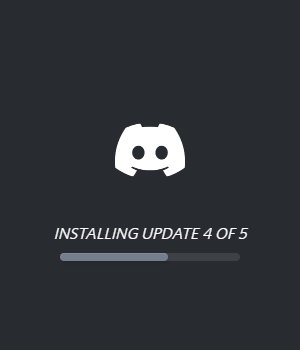 설치 진행 중인 디스코드