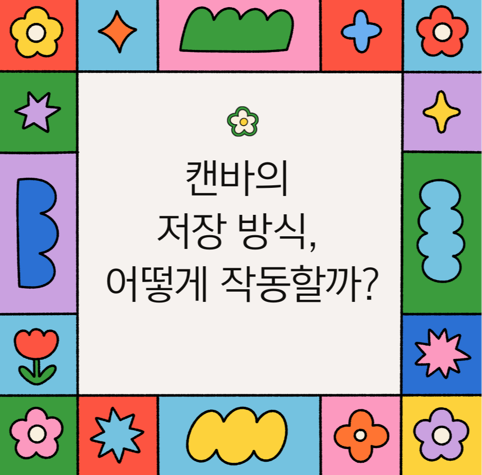 alt="캔바의 저장 방식에 대한 이미지"