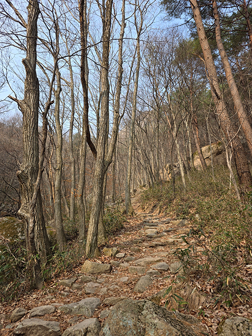 속리산 문장대 최단코스 등산