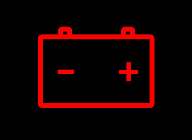 배터리 충전 경고등