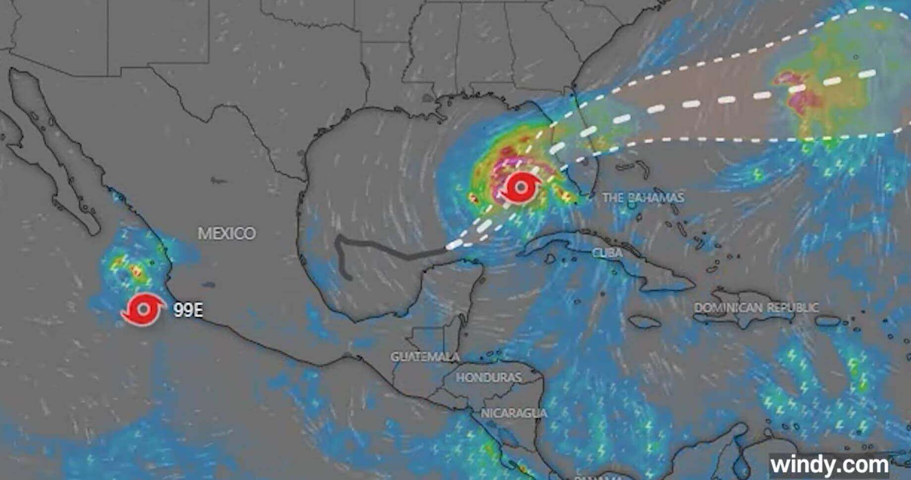 허리케인 밀턴 경로