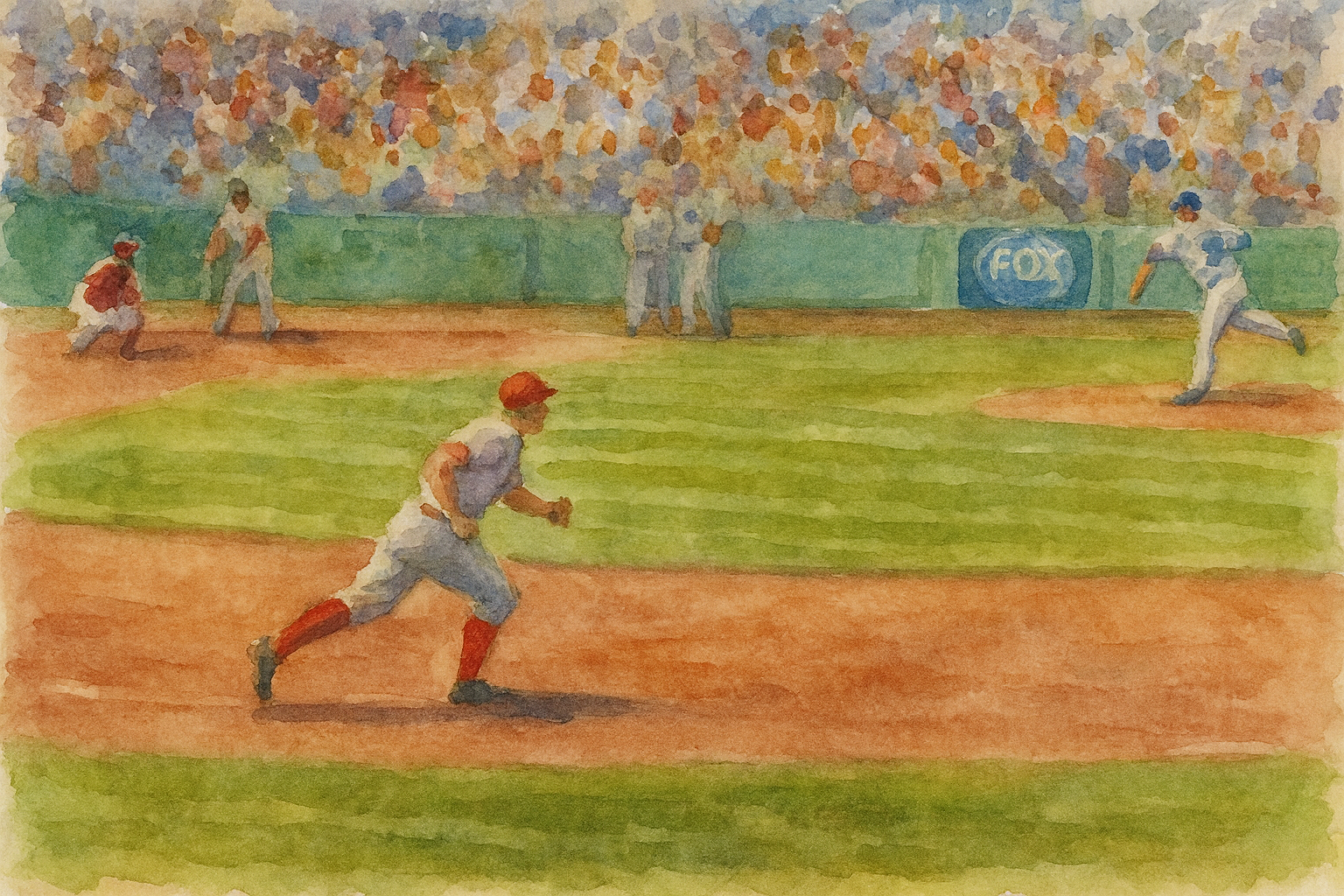 야구 작전 중 앤드런 변형 작전 관련 이미지