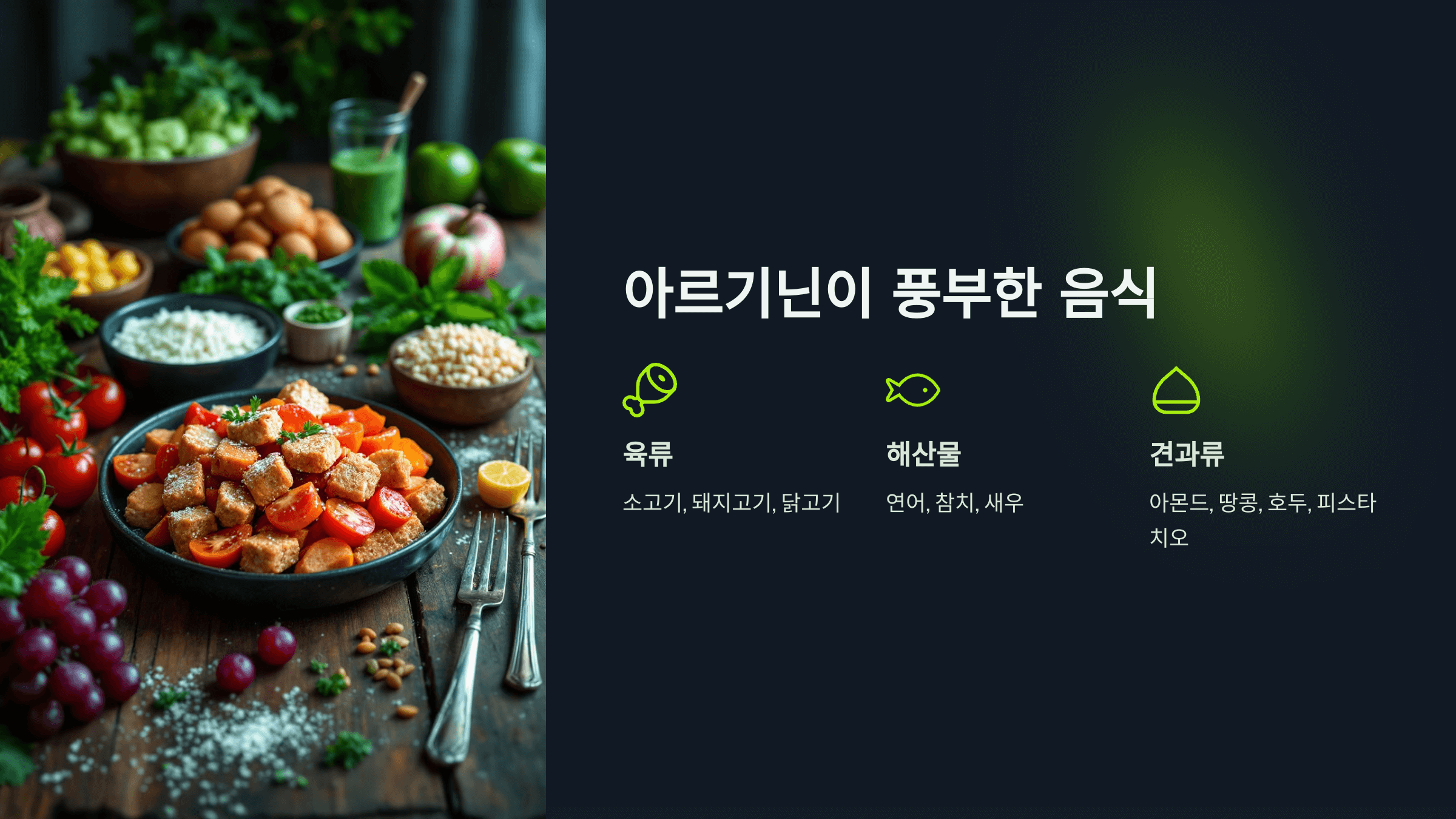 아르기닌과 관련된 사진입니다.
