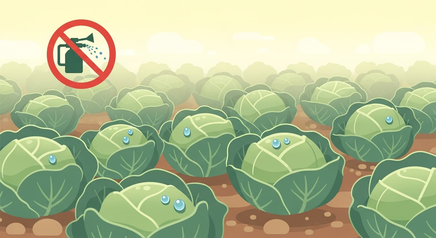 무농약 배추 선택이 중요한 이유