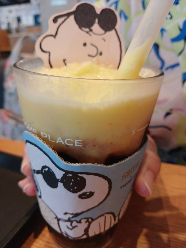 바나나초콜릿프라페 컵홀더