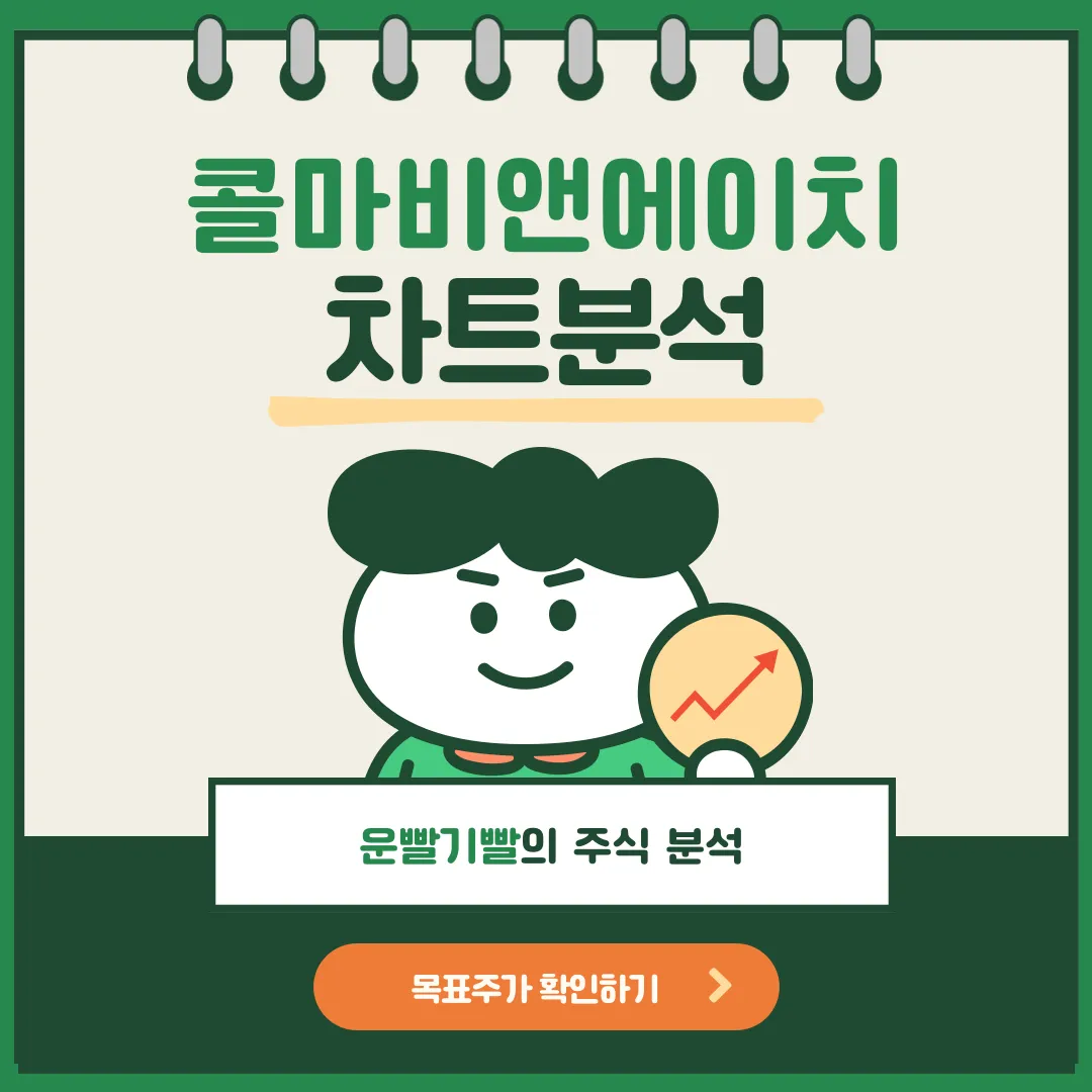콜마비앤에이치 차트분석