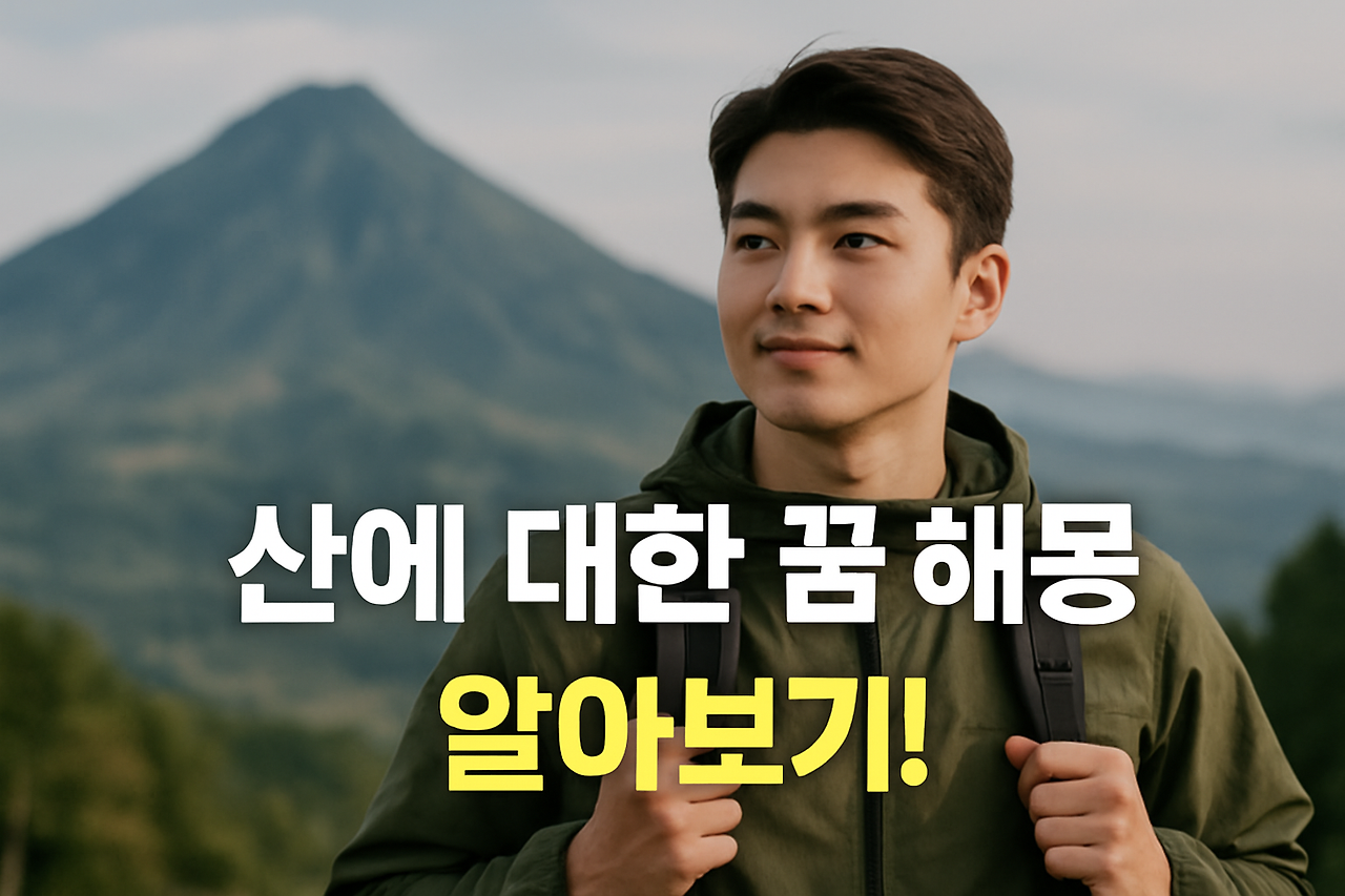산 꿈해몽! 인생의 정상에 오를 준비일까, 지친 마음의 신호일까?