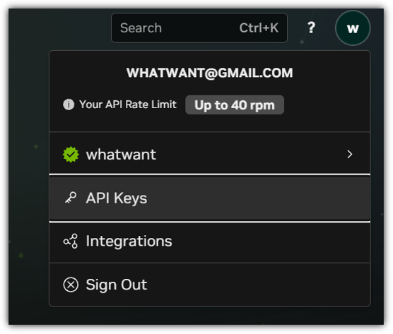API Keys