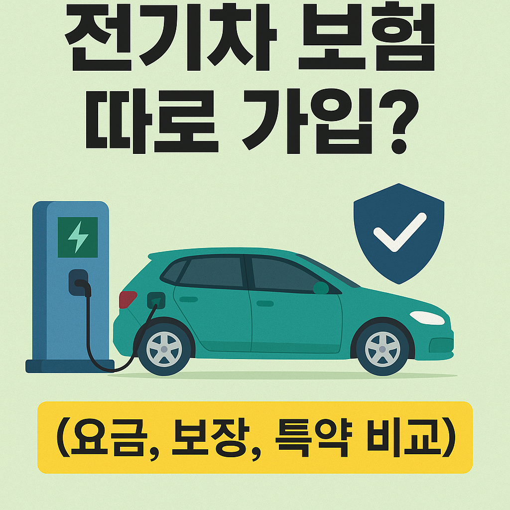 전기차 보험 따로 가입 이미지