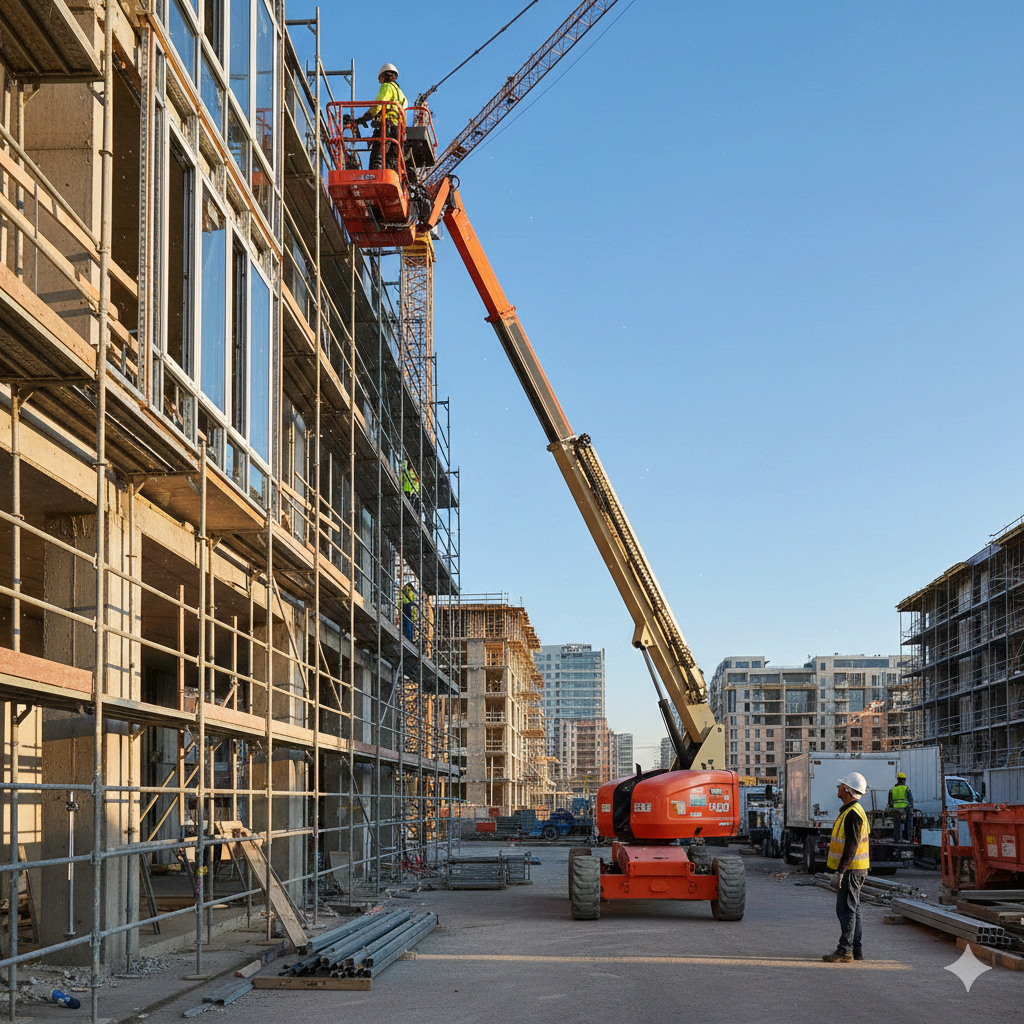 초보자가 꼭 알아야 할 스카이차 기본 구조와 작동 원리