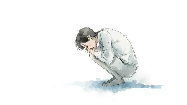 ISFP는 타인의 말에 쉽게 흔들리면서도, 스스로를 &lsquo;예민하고 약한 아이&rsquo;로 여겨 자책하기도 합니다에 관한 그림