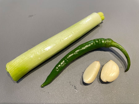 오징어 젓갈 무침 - 양념 재료