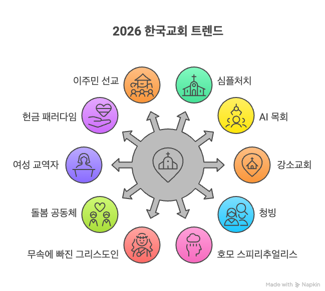 2026트렌드 한국교회: 위기 속의 본질 회복과 구조적 변혁