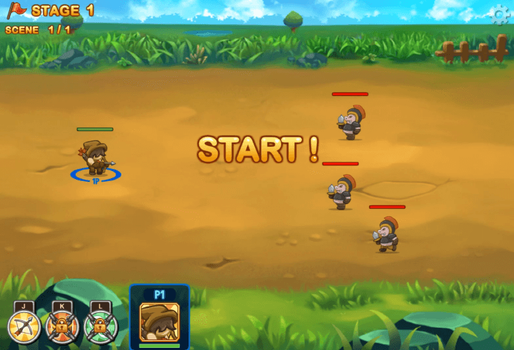 마이티-나이트2-플래시게임-시작-화면