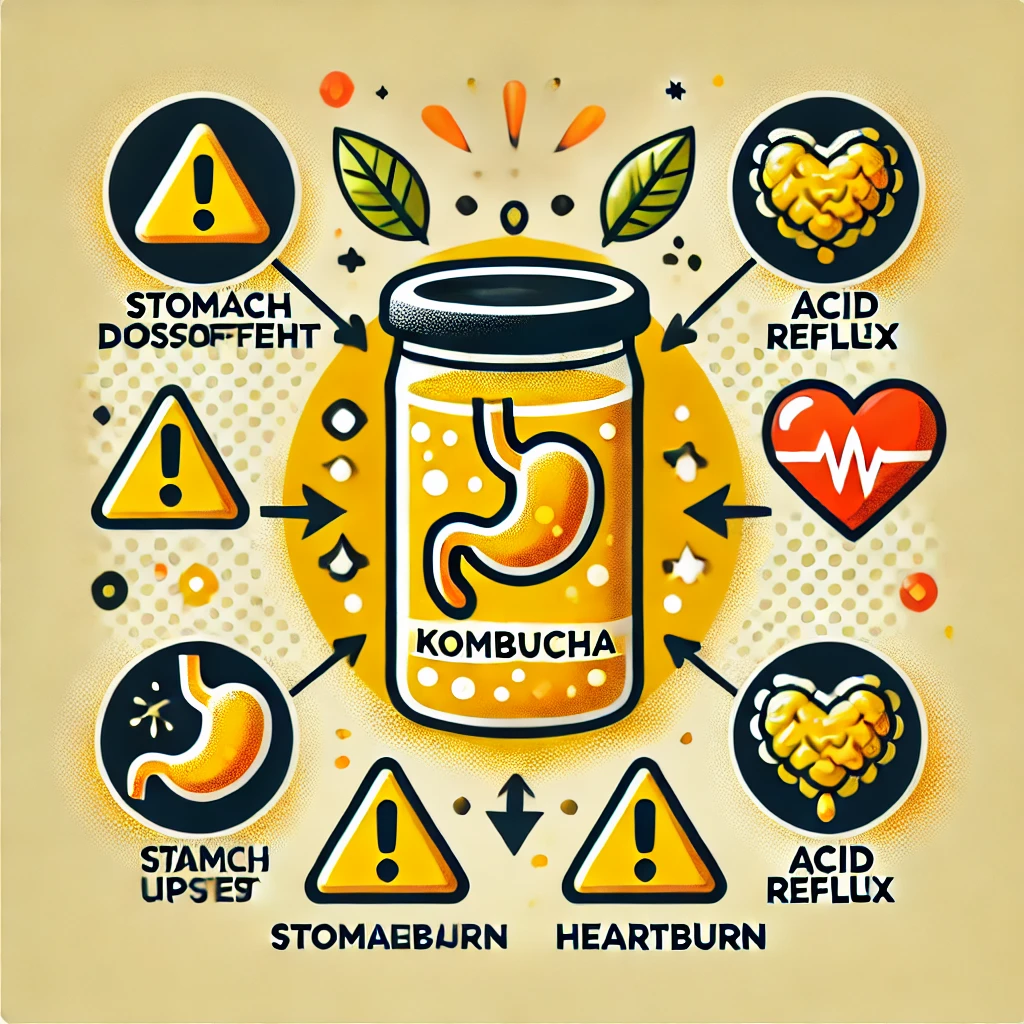 콤부차 섭취 시 주의해야 할 부작용은 무엇인가요?