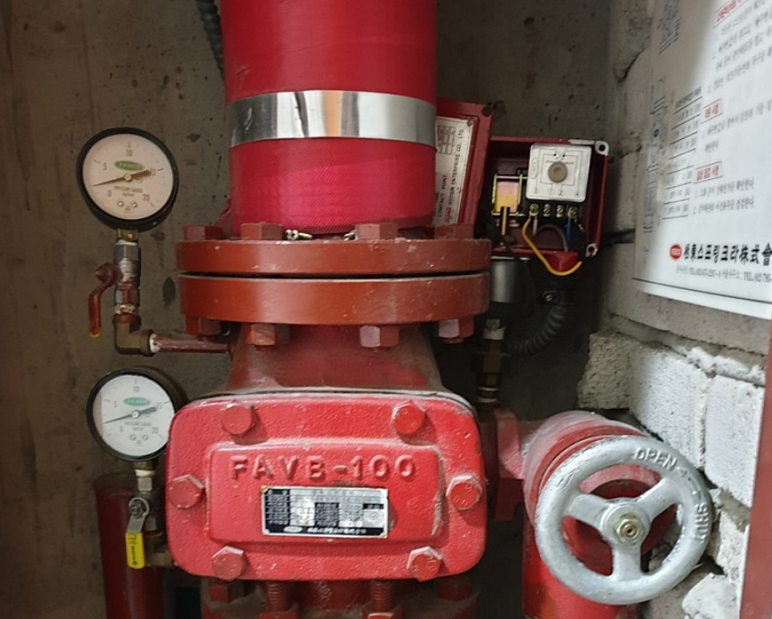 습식 스프링클러설비(Wet Pipe System&amp;#44; Sprinkler System)_알람체크밸브&amp;#44; 유수검지장치&amp;#44; 리타딩챔버&amp;#44;자동경보밸브