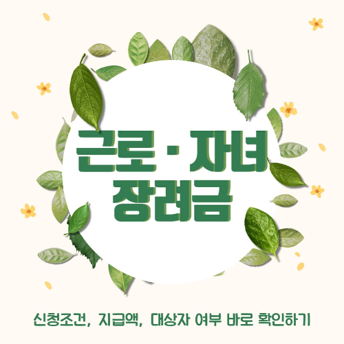 국세청 근로장려금