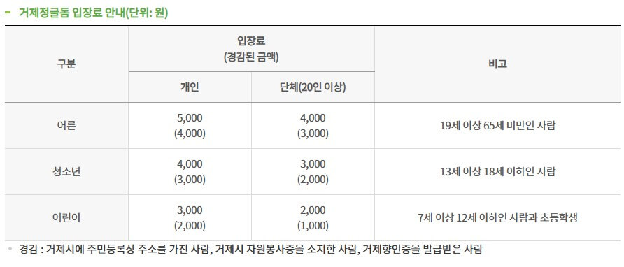 정글돔 입장료