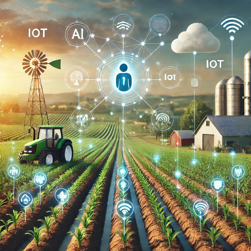 AI 기반 스마트팜 제어실에서 농장 데이터를 실시간 모니터링하는 장면