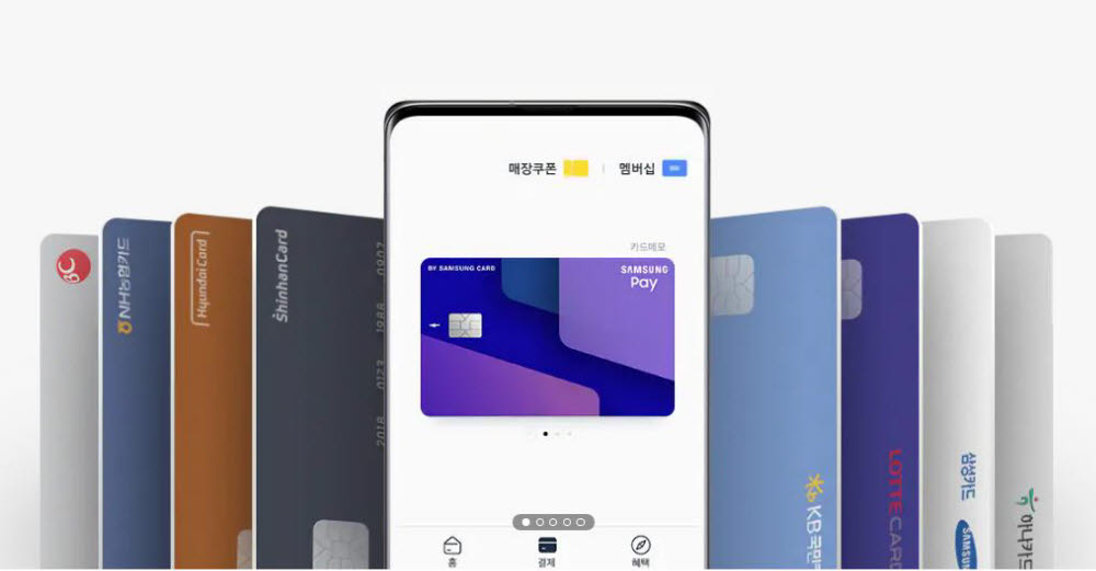 NFC와 MTS방식을 모두 지원하는 삼성페이