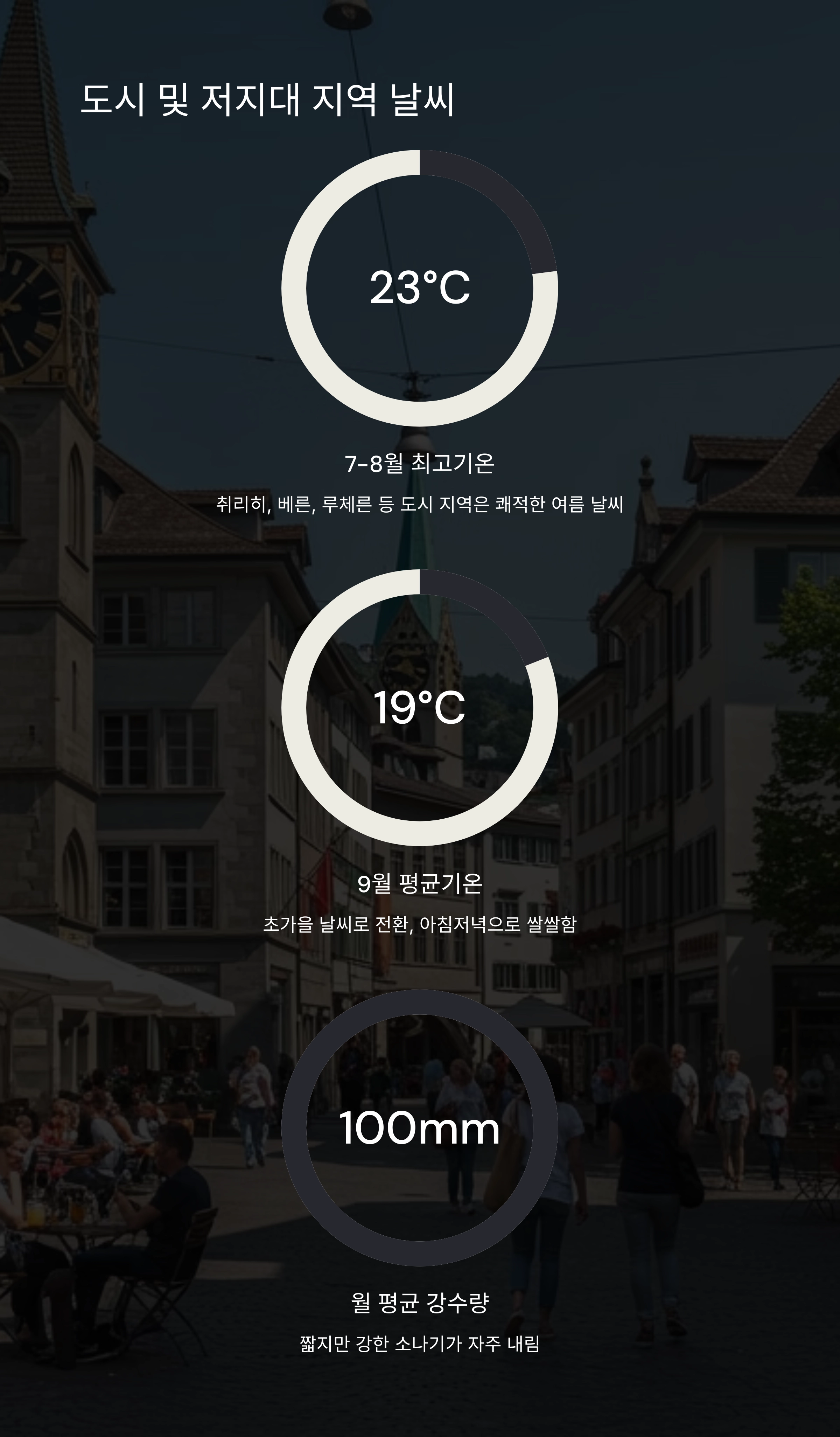 🏙️ 도시 및 저지대 날씨 상세 정보